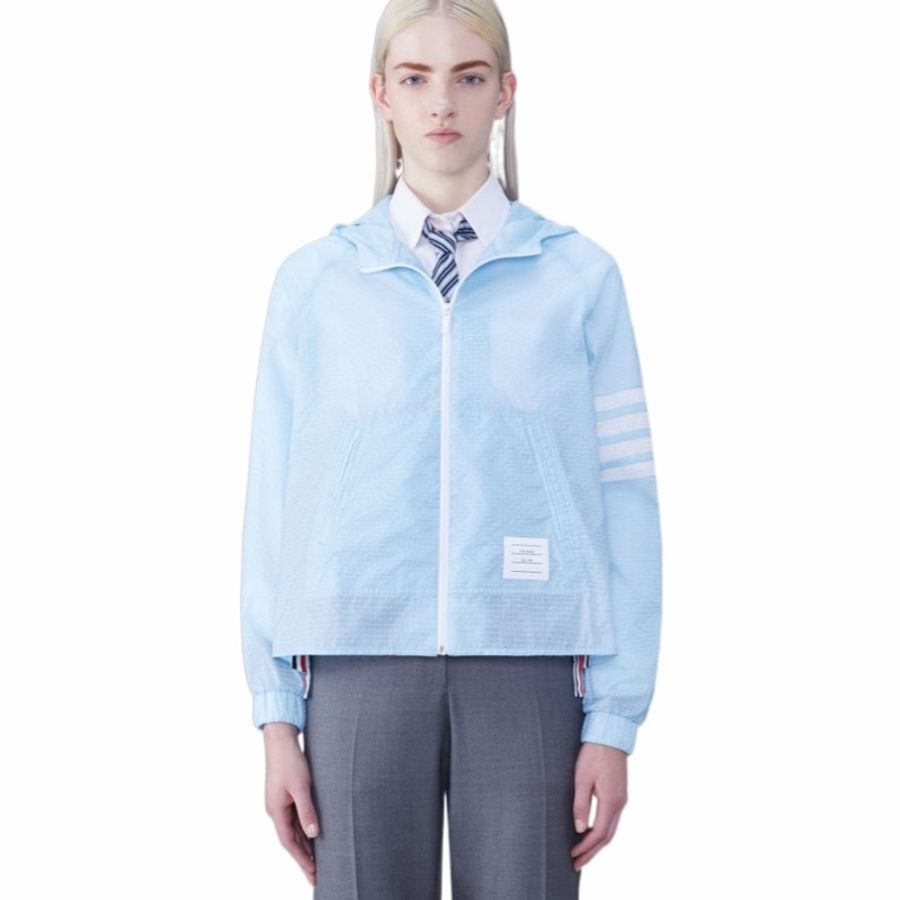 Thom Browne 女士 四條紋裝飾夾克IT-36 IT-38 IT-40 IT-42碼-5
