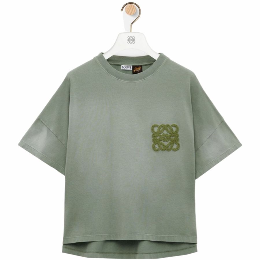 Loewe 女士 圓領短袖T恤XS S L碼-4