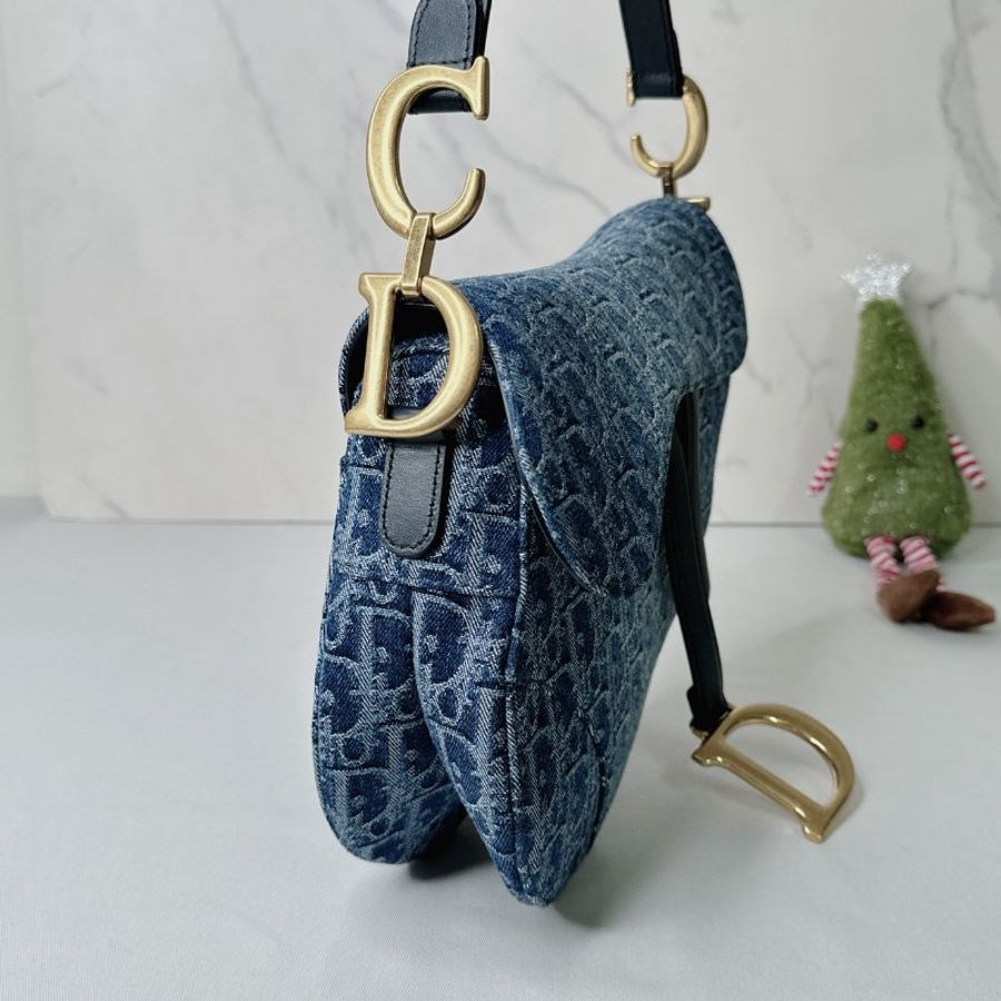 DIOR 全新Oblique單寧馬鞍包-3
