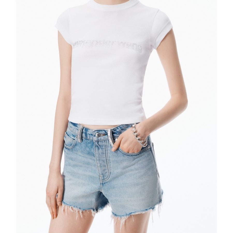 Alexander Wang 女士 短袖T恤XS S M L碼-2