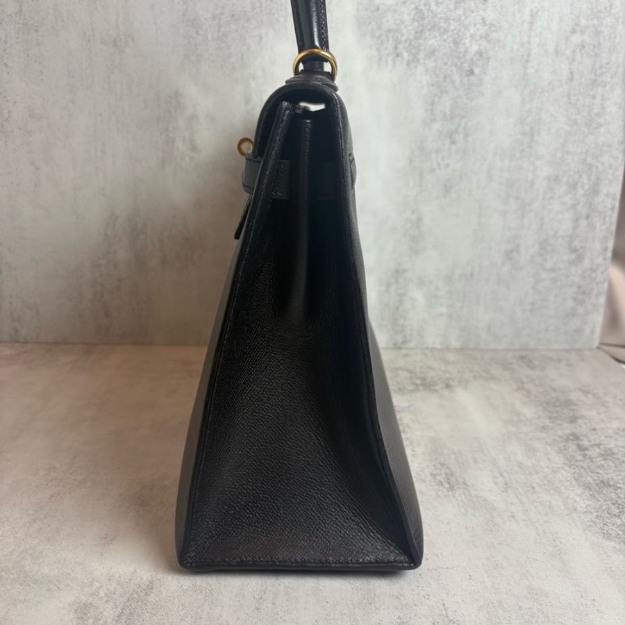 HERMES 黑金kelly32 EPSOM皮-3