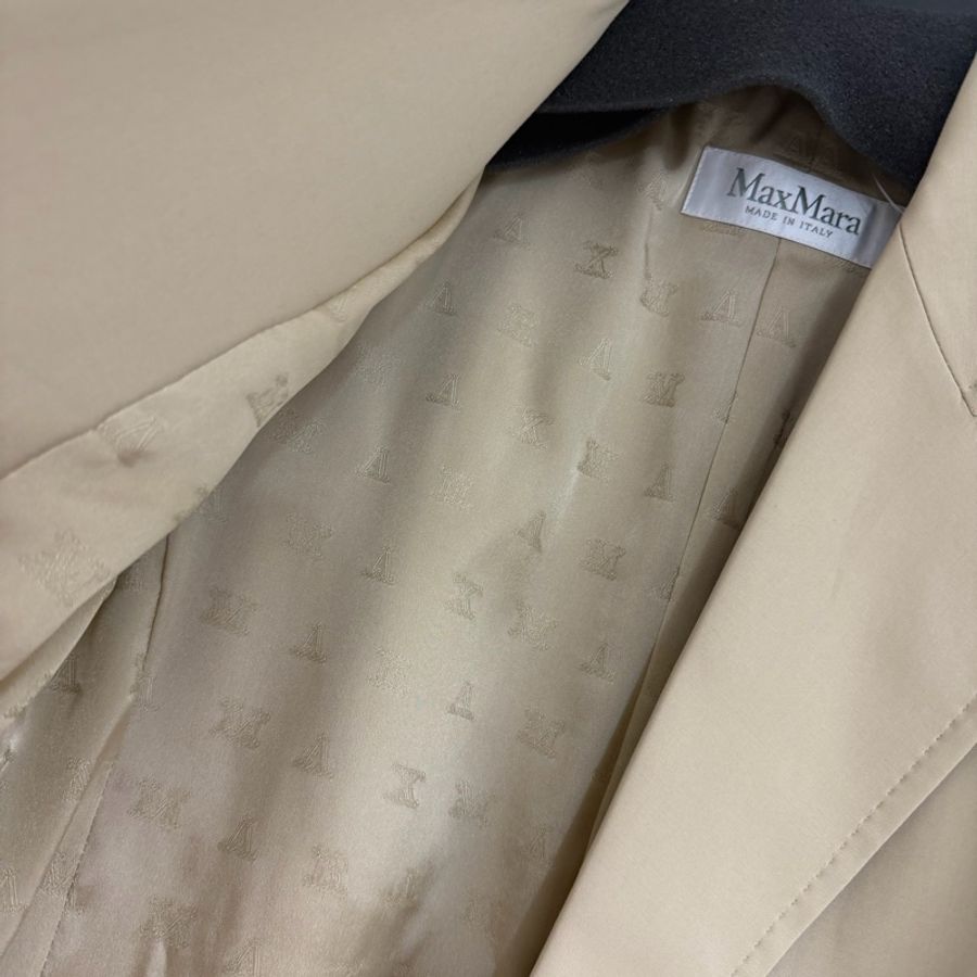 MaxMara -Suez 米色 雙排扣西裝外套 #34 36 38 40-1