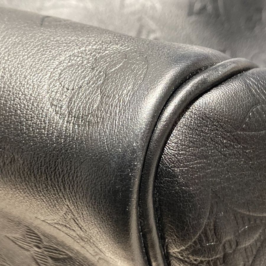LOUIS VUITTON 路易威登 M44810 KEEPALL BANDAEL 50  旅行袋 老花壓紋皮革 黑色-7