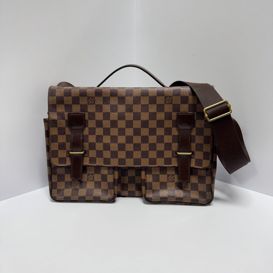 【客訂專屬】 LV Damier 棋盤格 郭富城包 郵差包 (專櫃11.7萬)-8