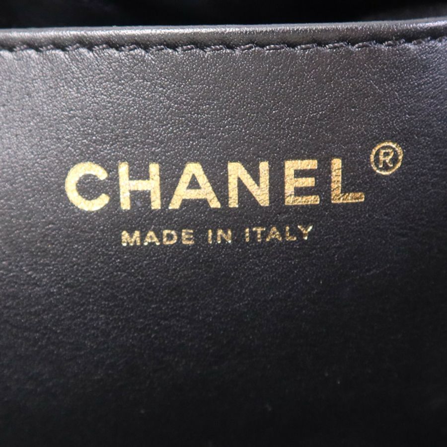 CHANEL 牛皮皮革C22 Mini金扣鏈帶肩背袋-5