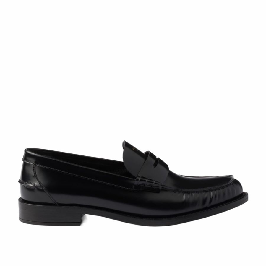 Prada 女士 亮面皮革樂福鞋35 35.5 36 36.5 37 37.5 38 38.5 39 39.5 40 40.5 41 42碼-1