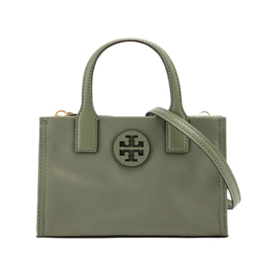 【TORY BURCH】尼龍迷你托特包/兩用包-軍綠-0