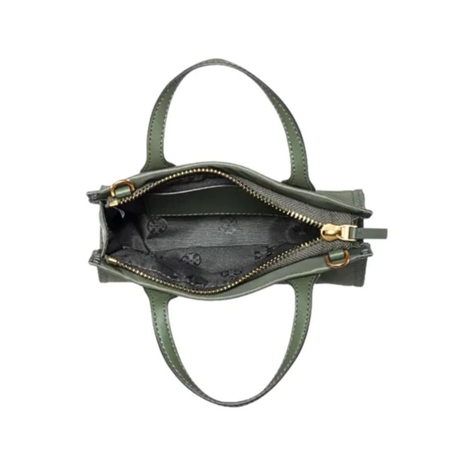 【TORY BURCH】尼龍迷你托特包/兩用包-軍綠-1