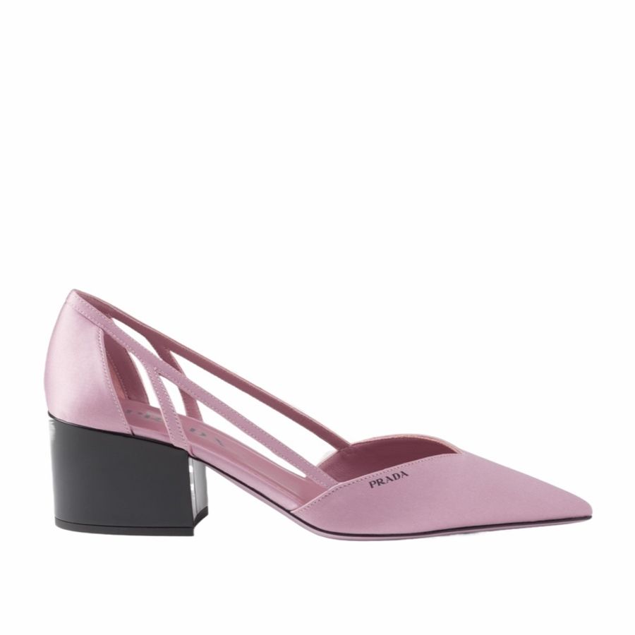 Prada 女士 緞面高跟鞋36 37 38 39 40碼跟高: 5.5cm-6