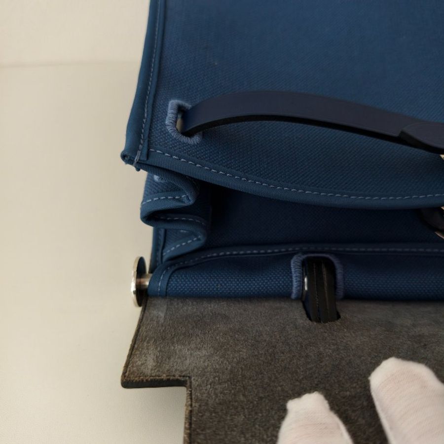 愛馬仕/Hermes herbag 31藍色 C刻 尺寸:31*25*10cm 年份:2018年 98新-20