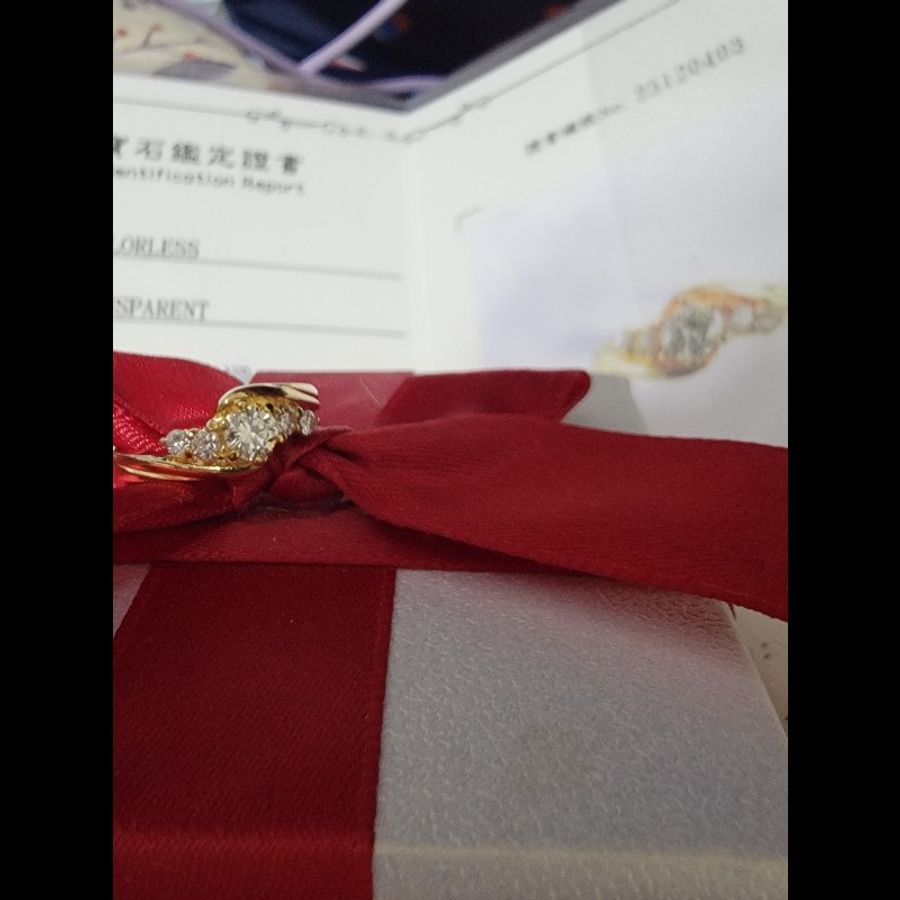 18k金鑽石戒指-1