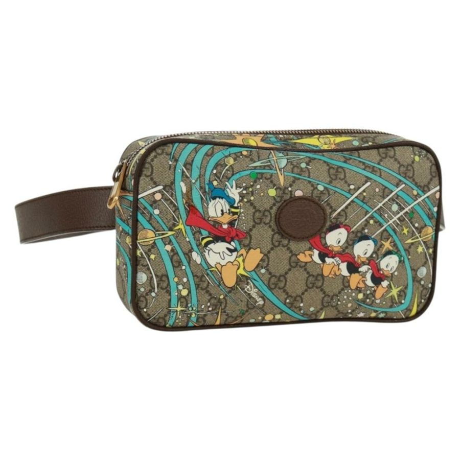 【日本直送】GUCCI GG Supreme Disney 聯名腰包 PVC 米色 602695 正品 173187SAM-0