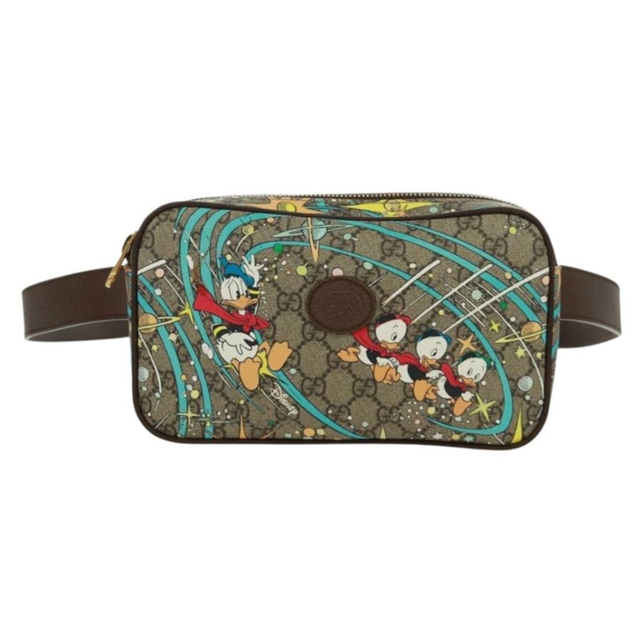 【日本直送】GUCCI GG Supreme Disney 聯名腰包 PVC 米色 602695 正品 173187SAM-12