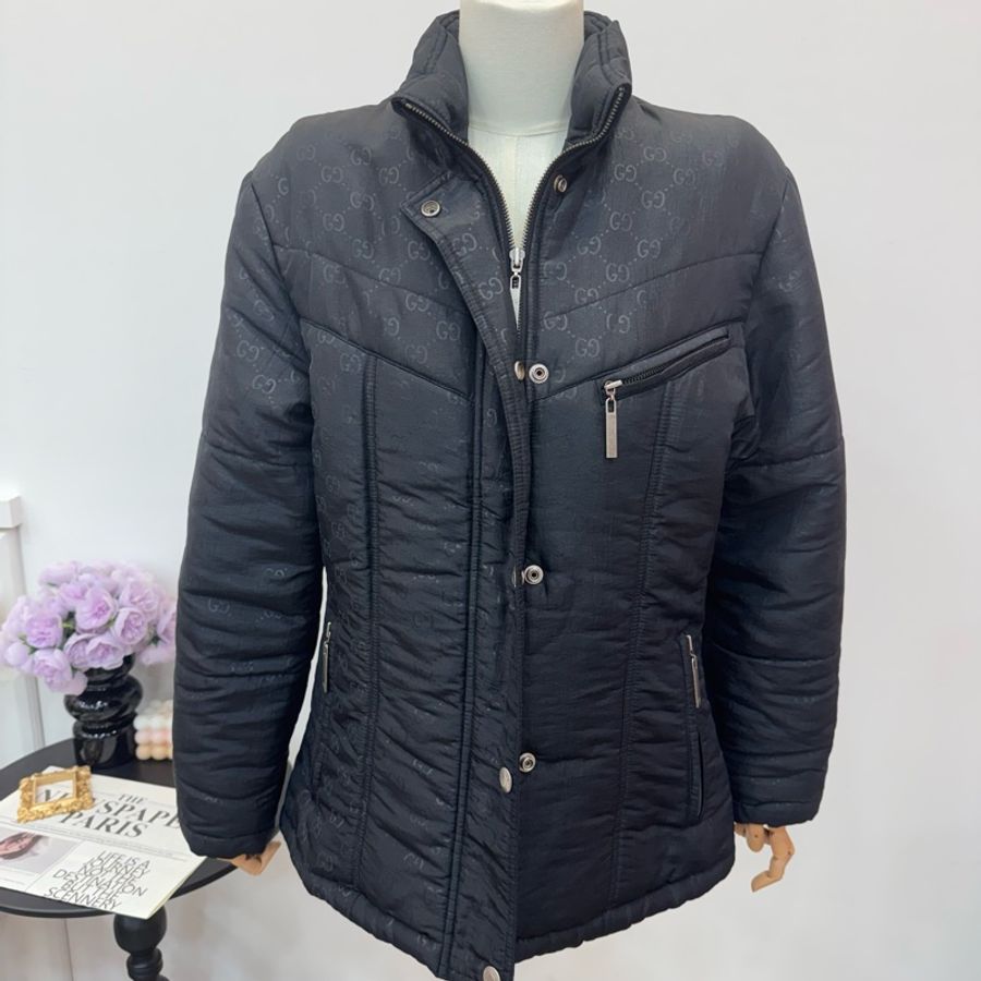Gucci 提花輕薄羽絨外套🧥 Vintage 二手 中古-2