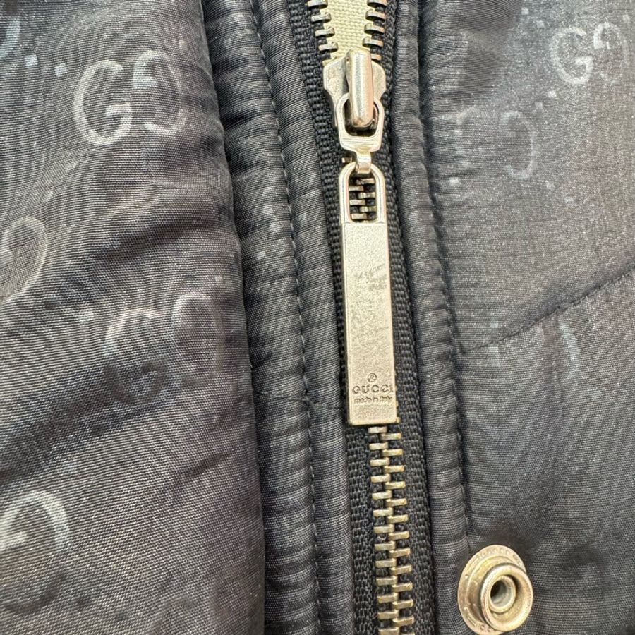 Gucci 提花輕薄羽絨外套🧥 Vintage 二手 中古-12
