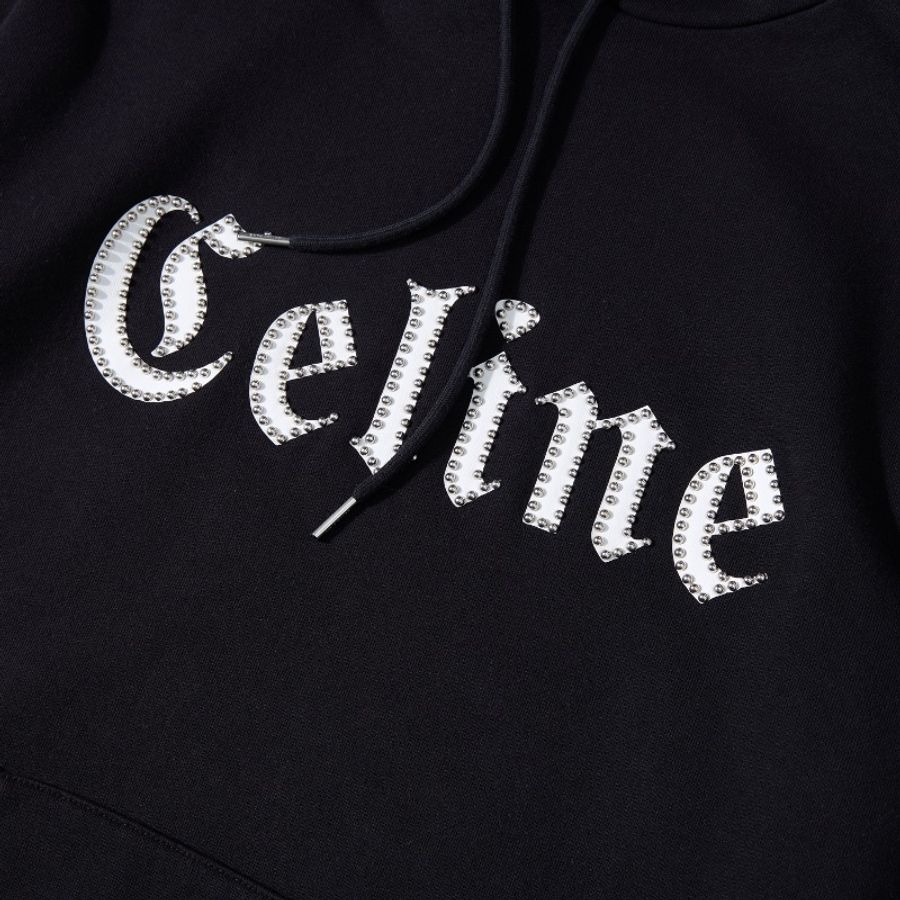❤️CELINE 男女同款 Logo連帽衫 反季好價-3