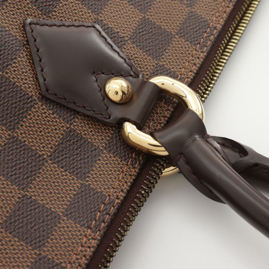 棕色棋盤格帆布 Saleya PM 手提包【LOUIS VUITTON LV 路易威登】 N51183-7