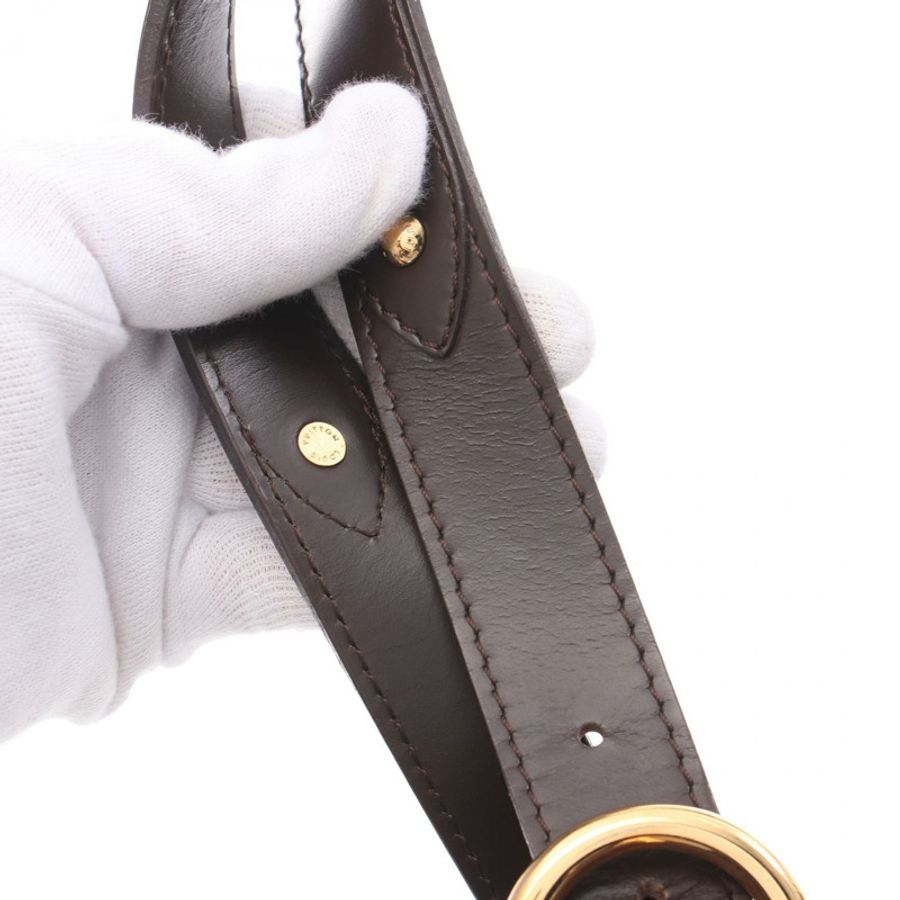 棕色棋盤格帆布 Sistina 小號肩背【LOUIS VUITTON LV 路易威登】 N41542-8