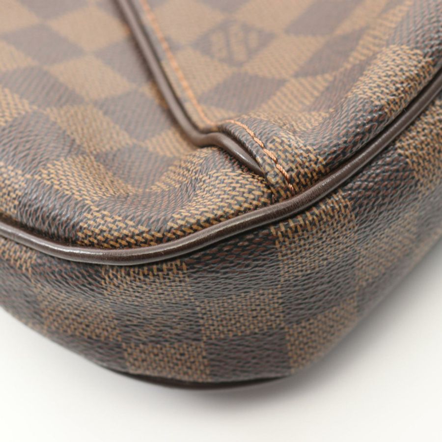 棕色 棋盤格帆布 Thames PM 肩背包【LOUIS VUITTON LV 路易威登】 N48180-6
