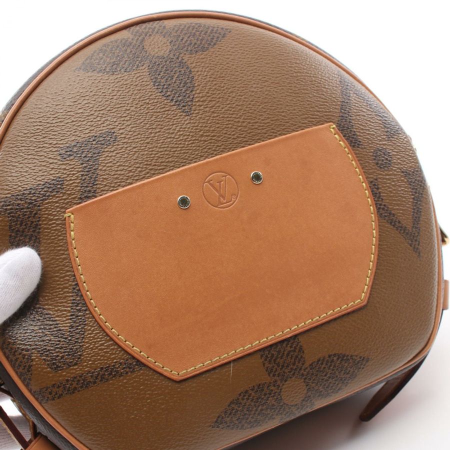 原棕色花帆布 Boite Chapeau Souple 肩背【LOUIS VUITTON LV 路易威登】M44604-11