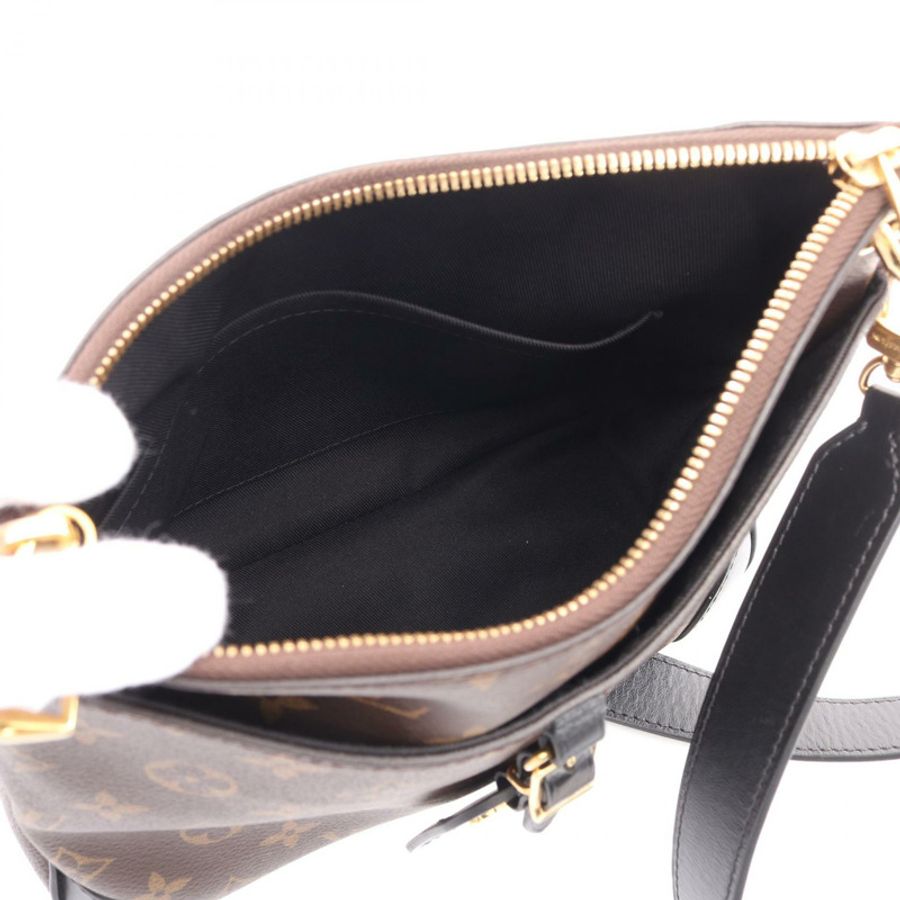 原棕色花帆布 Odeon NM PM 單肩背【LOUIS VUITTON LV 路易威登】 M45353-2