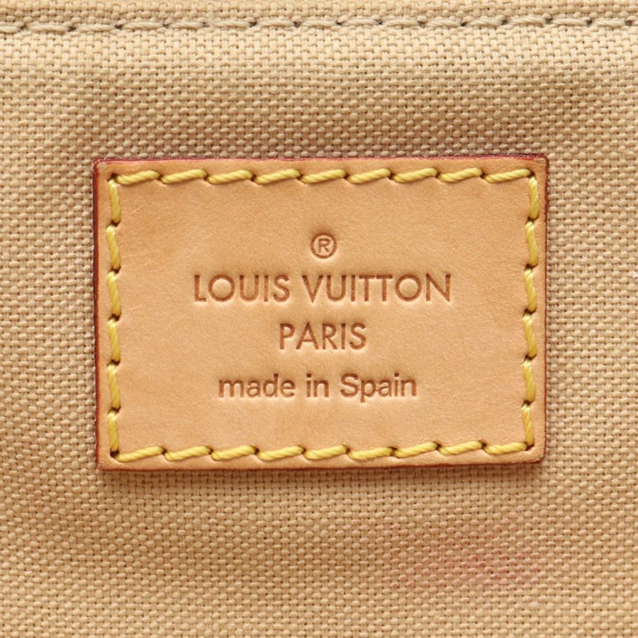 白色棋盤格帆布 Siracusa 中型肩背【LOUIS VUITTON LV 路易威登】 N41112-3