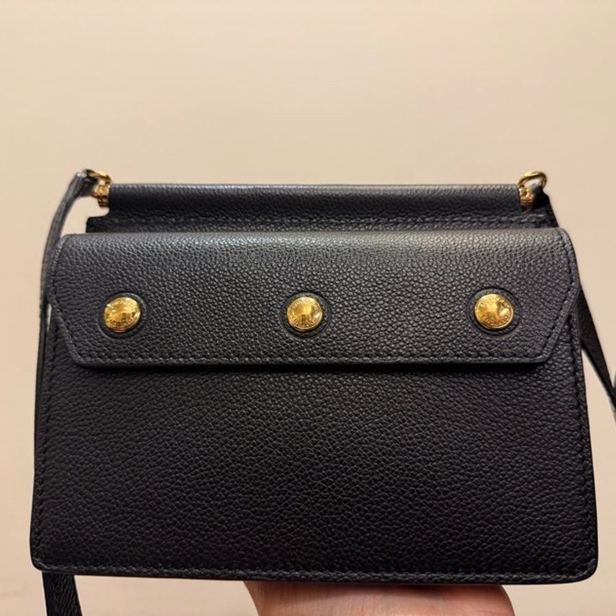 BURBERRY Title系列 牛皮製 雙面郵差斜挎包/單肩包-8
