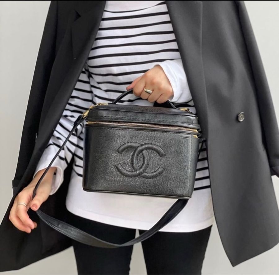 Chanel Vintage Vanity case 化妝箱-0