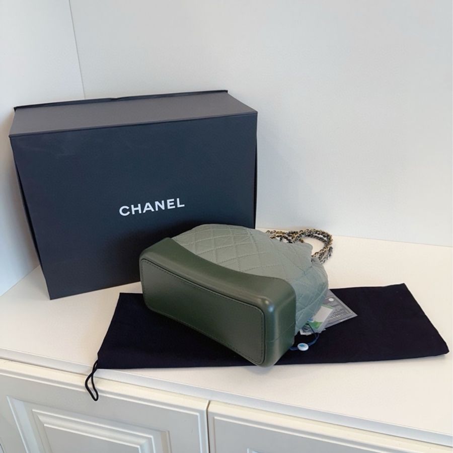 Chanel Gabrielle雙肩包 鼠尾草-6