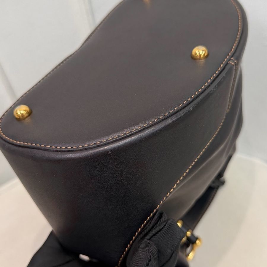 Loewe 黑色小拳師 Hobo 單肩袋 XC293-9