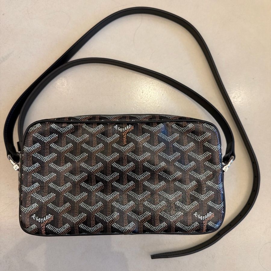 GOYARD CAP-VERT PM BAG 相機包 黑棕配色-6