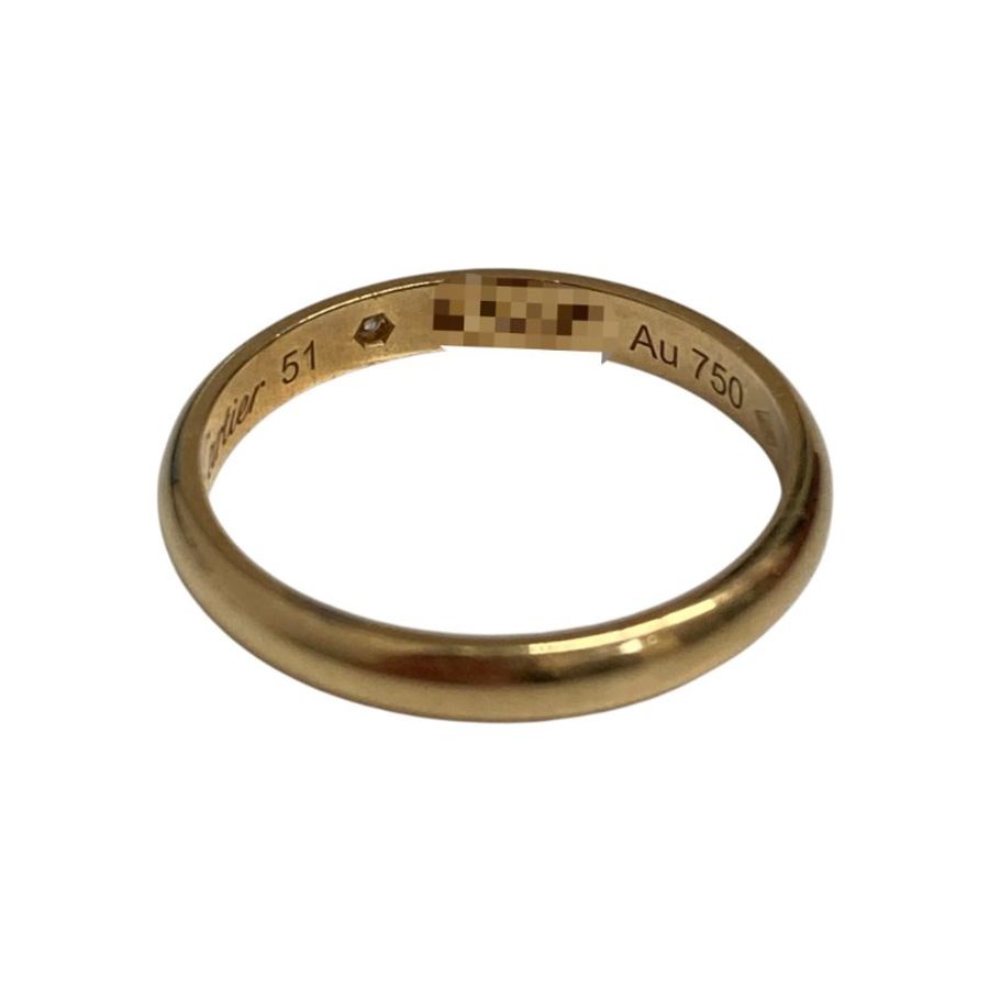 CARTIER 卡地亞 單鑽戒指 B4057651 黃金 #51-4