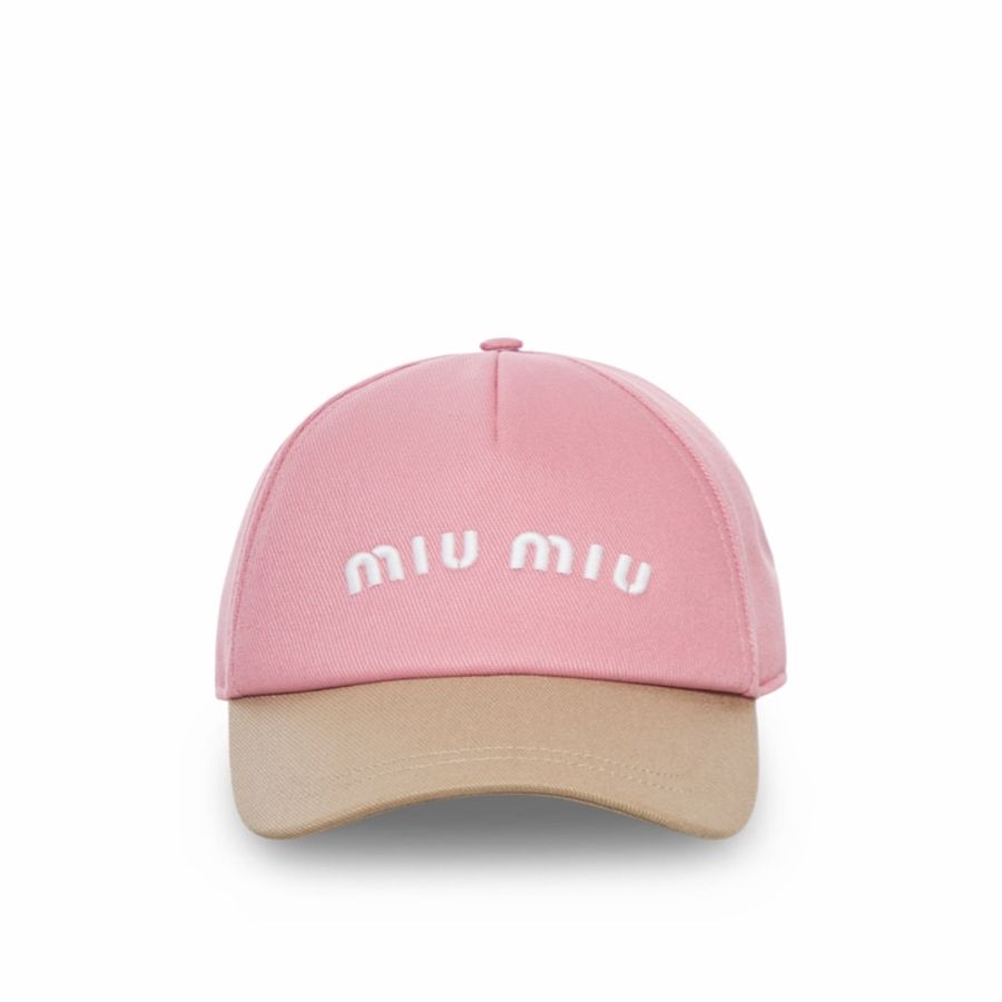 Miu Miu 女士 徽標棒球帽XS S M L碼-0
