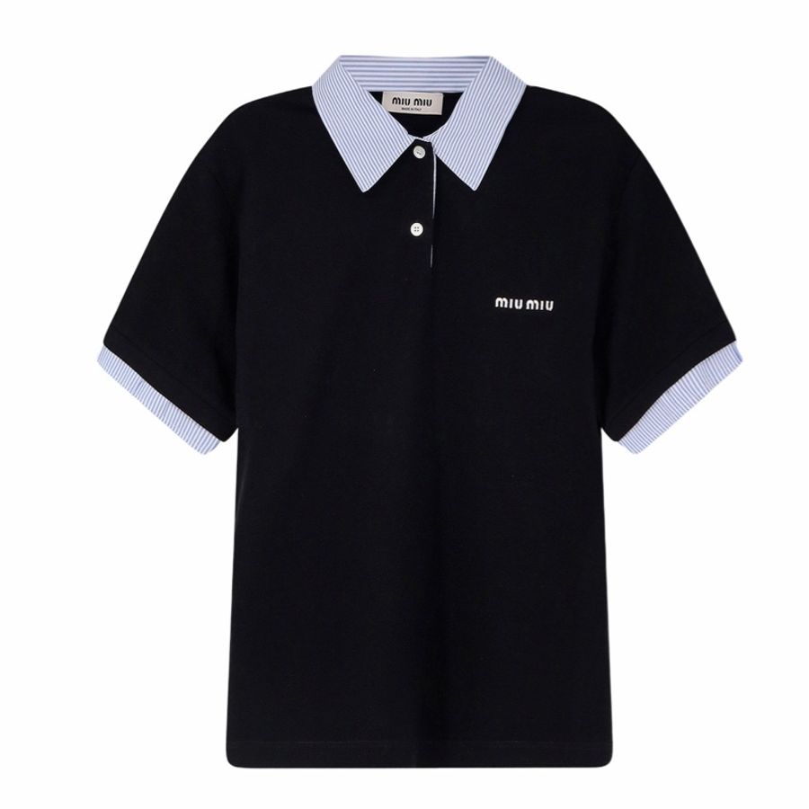 Miu Miu 女士 短袖Polo衫XS S M L XL XXL碼-4