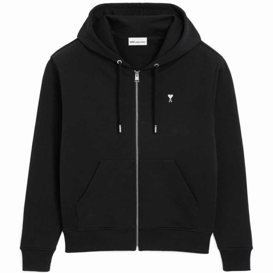 Ami Paris 男士 Ami De Coeur 拉鍊連帽衫XS S M L XL XXL XXXL碼-2