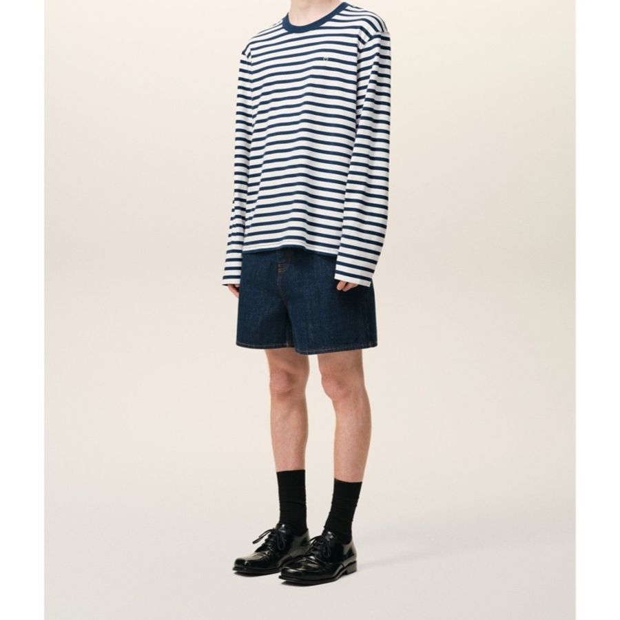 Ami Paris 男女同款 長袖 T 恤XXS XS S M L XL XXL XXXL碼-3