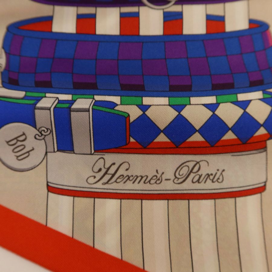 HERMES 絲質Maxi Twilly絲巾-5