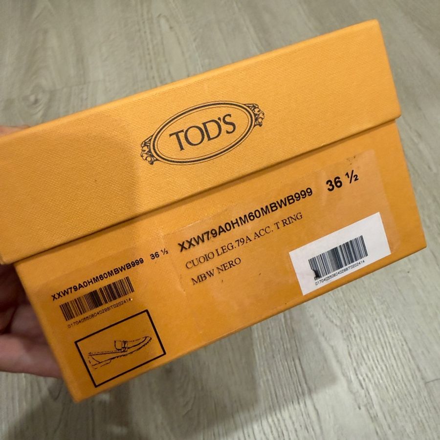 Tod’s 金扣平底皮鞋 36.5號-5