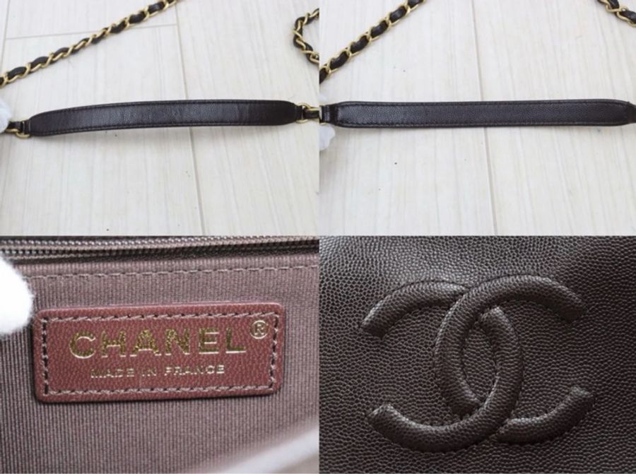 「JL精品代購」98新 Chanel 香奈兒22k 荔枝牛皮 手提/肩背包 ic芯片款-12