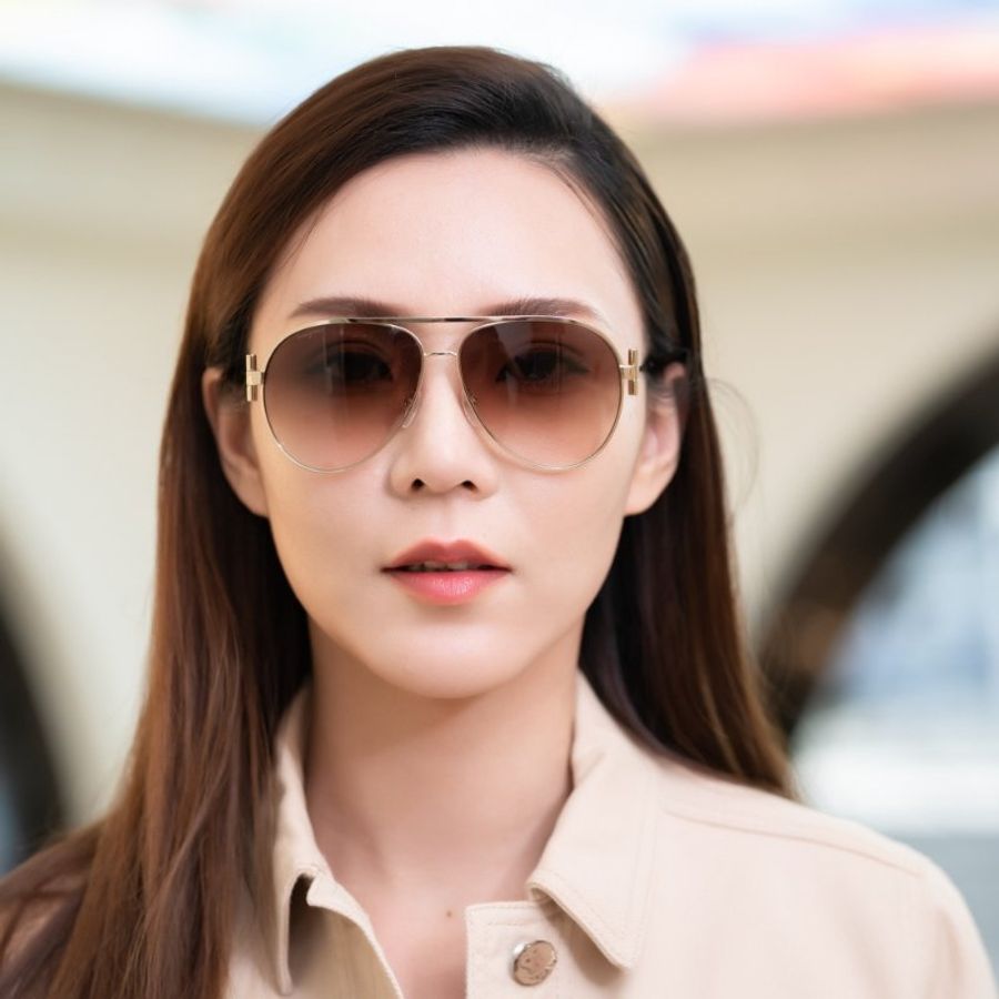 Salvatore Ferragamo 太陽眼鏡(金色)-5