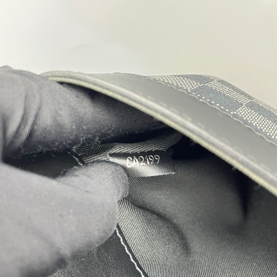 LV 郵差相機包黑棋盤格 尺寸約25*19*8cm-8