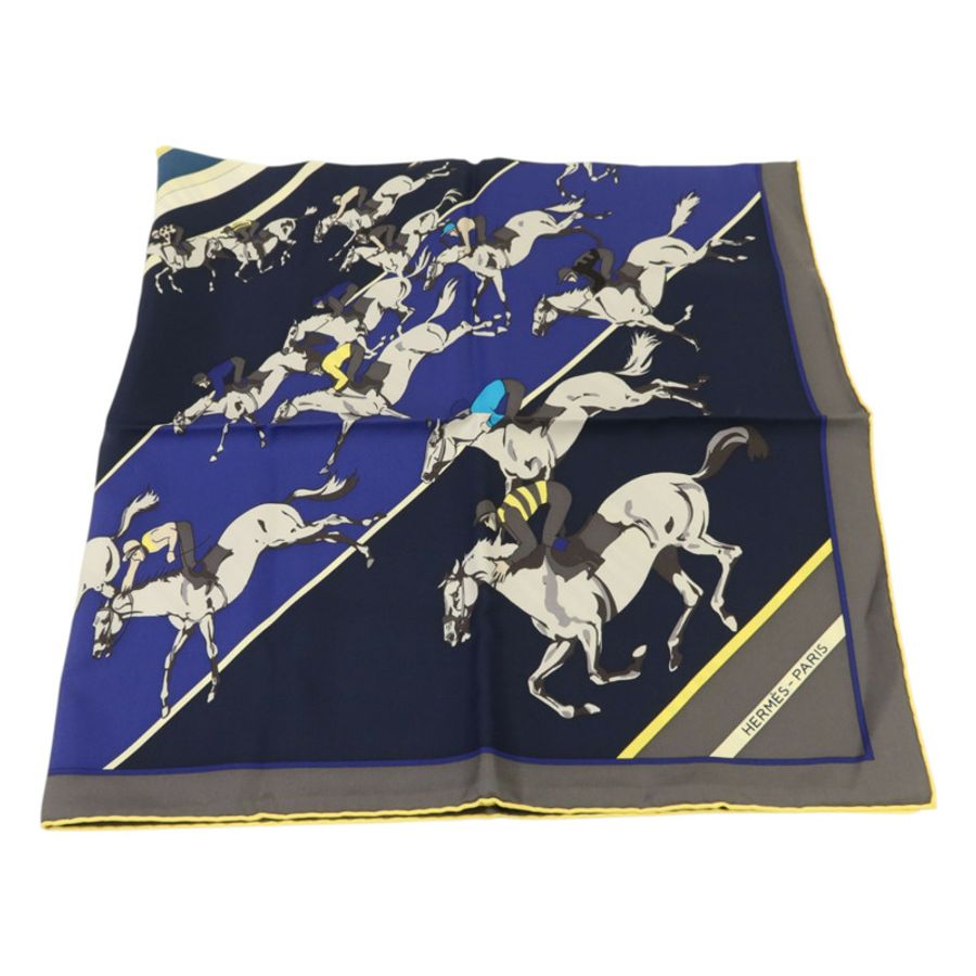 HERMES 絲質Scarf 90X90絲巾-1
