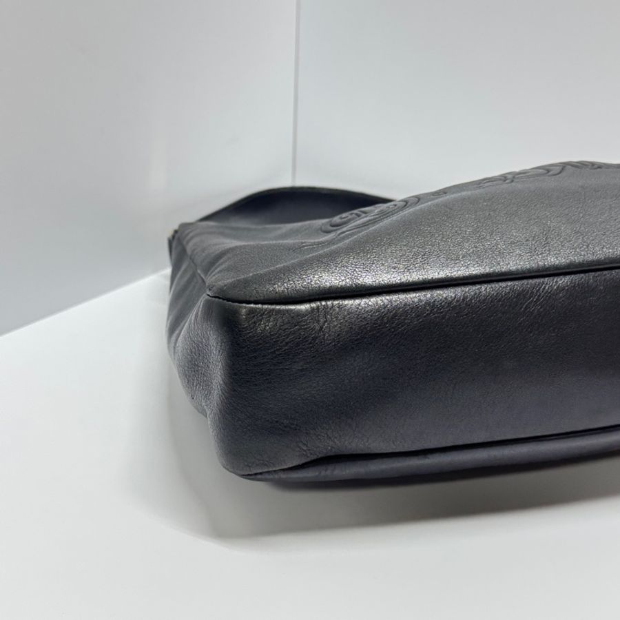 【極新🎁】 BVLGARI 寶格麗 經典黑色 Hobo腋下包 （專櫃122,000）-9