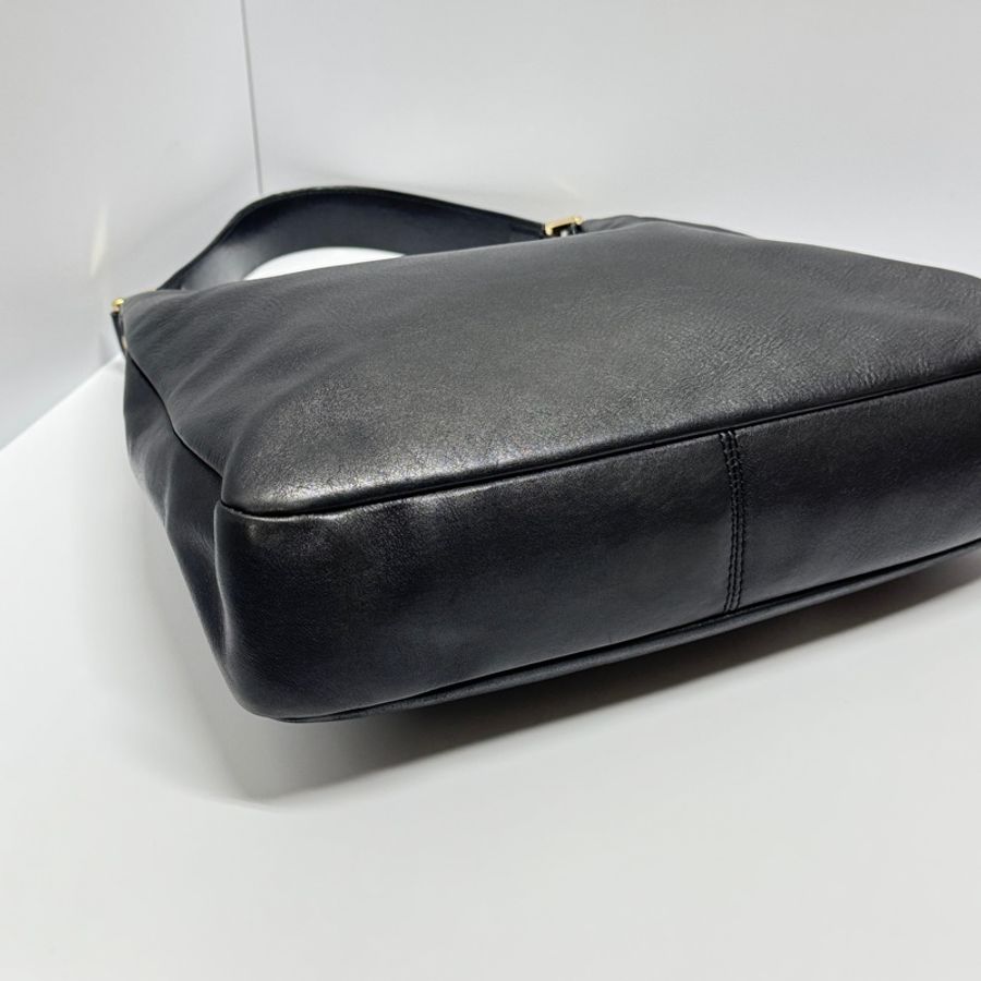 【極新🎁】 BVLGARI 寶格麗 經典黑色 Hobo腋下包 （專櫃122,000）-11