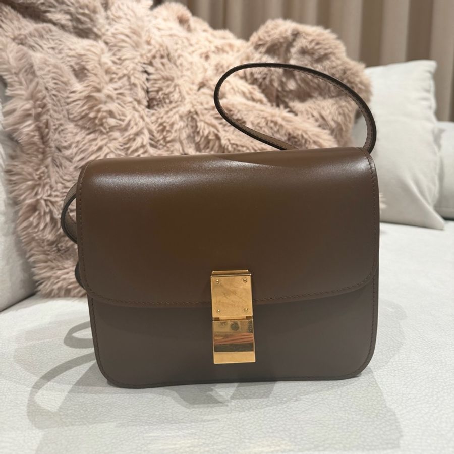 Celine Teen Box 經典駝色-0