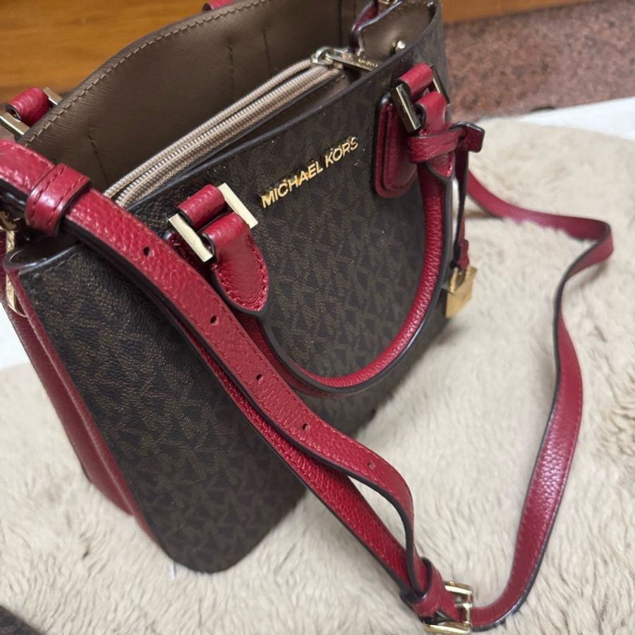 Michael Kors 買一送一 小資輕奢 自賣 肩背包/手提包 自用過約8成新 買包包送同款長夾-3