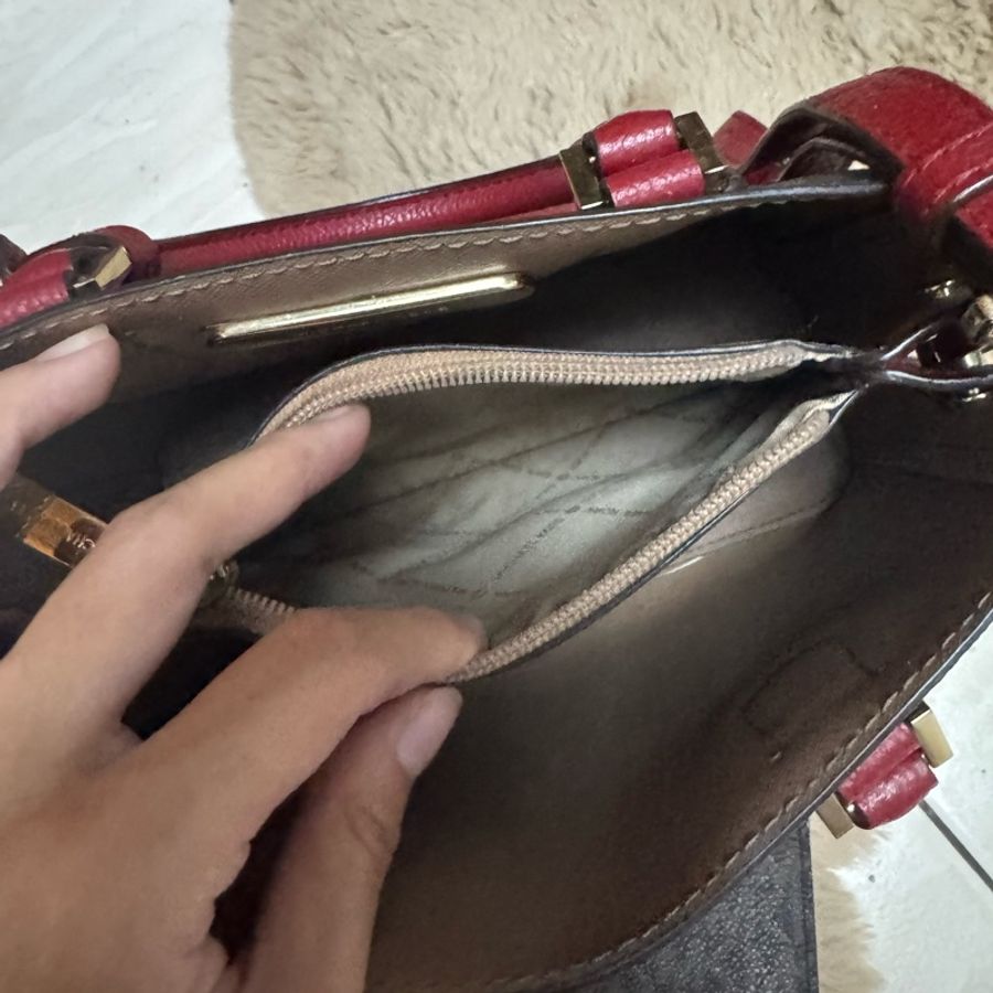 Michael Kors 買一送一 小資輕奢 自賣 肩背包/手提包 自用過約8成新 買包包送同款長夾-5