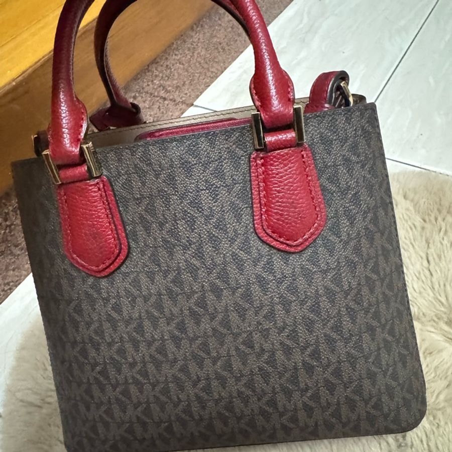 Michael Kors 買一送一 小資輕奢 自賣 肩背包/手提包 自用過約8成新 買包包送同款長夾-10