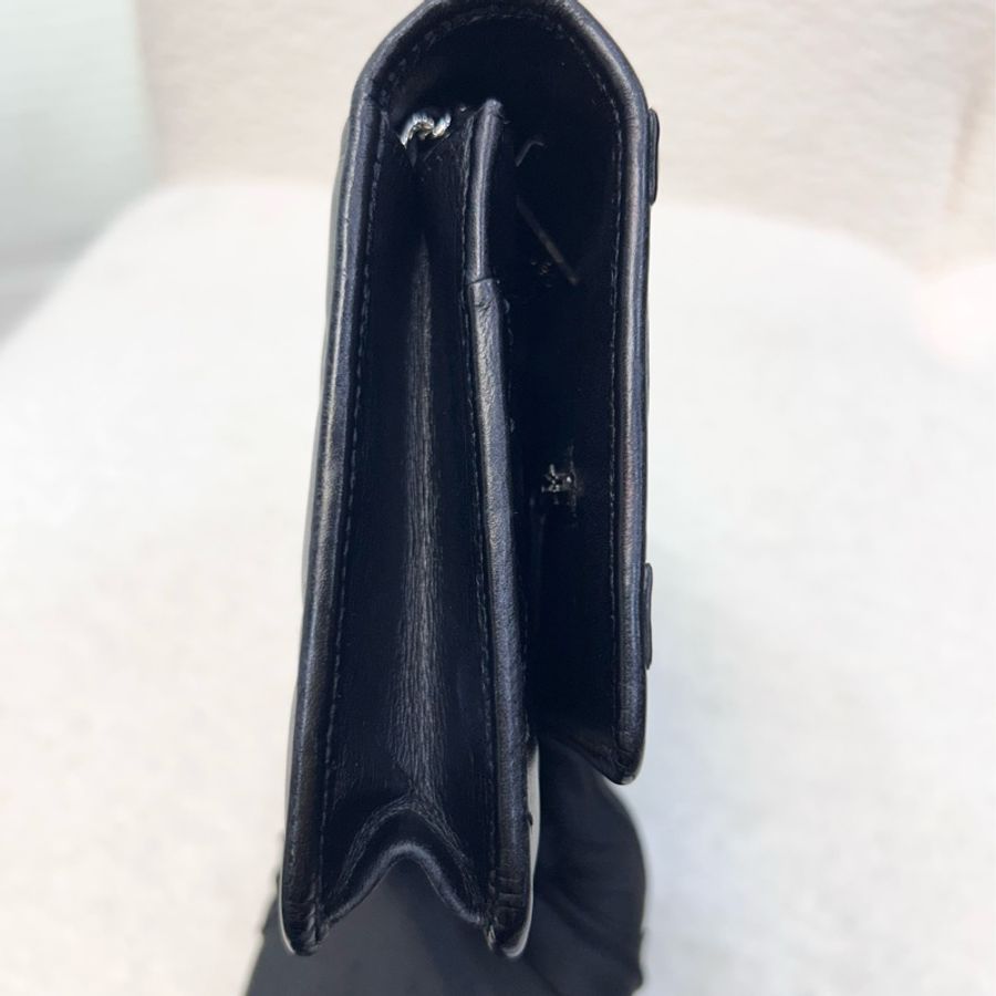 Chanel 香奈兒 康朋大C Cambon WOC 黑銀小牛皮鏈包 A46645-21