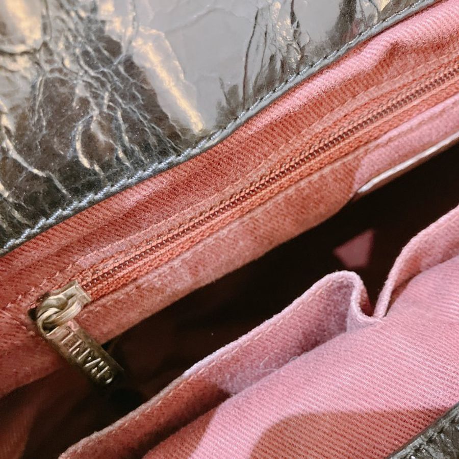 TK1955 香奈兒 牛皮皮革 鏈帶手挽肩背 Black Quilted Iridescent Calfskin Leather Small In-The-Mix Tote Bag-17